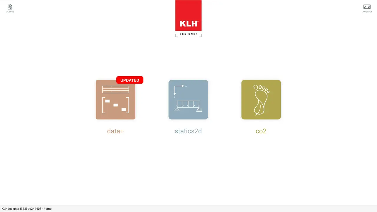 Screenshot of the KLHdesigner tool.